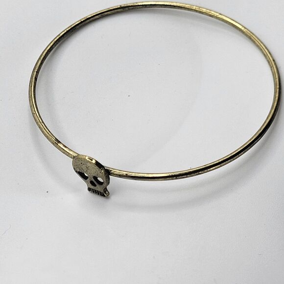 Extra Large Dainty Skull Bracelet 8.25 in - Picture 3 of 4
